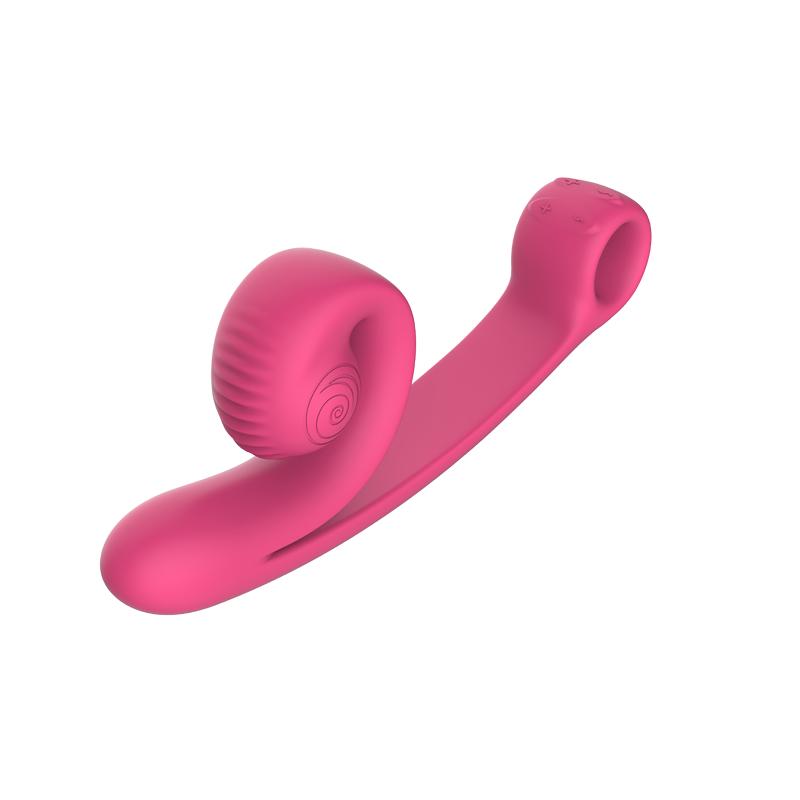 Vibromasseur Double Snail Vibe Curve - Rose 6