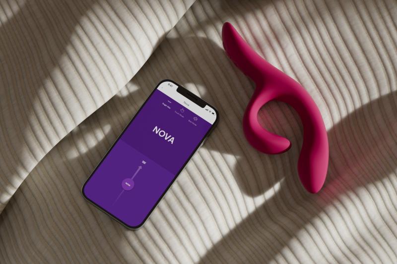 - Nova 2 Vibromasseur Contrôlé par App - Rose 2