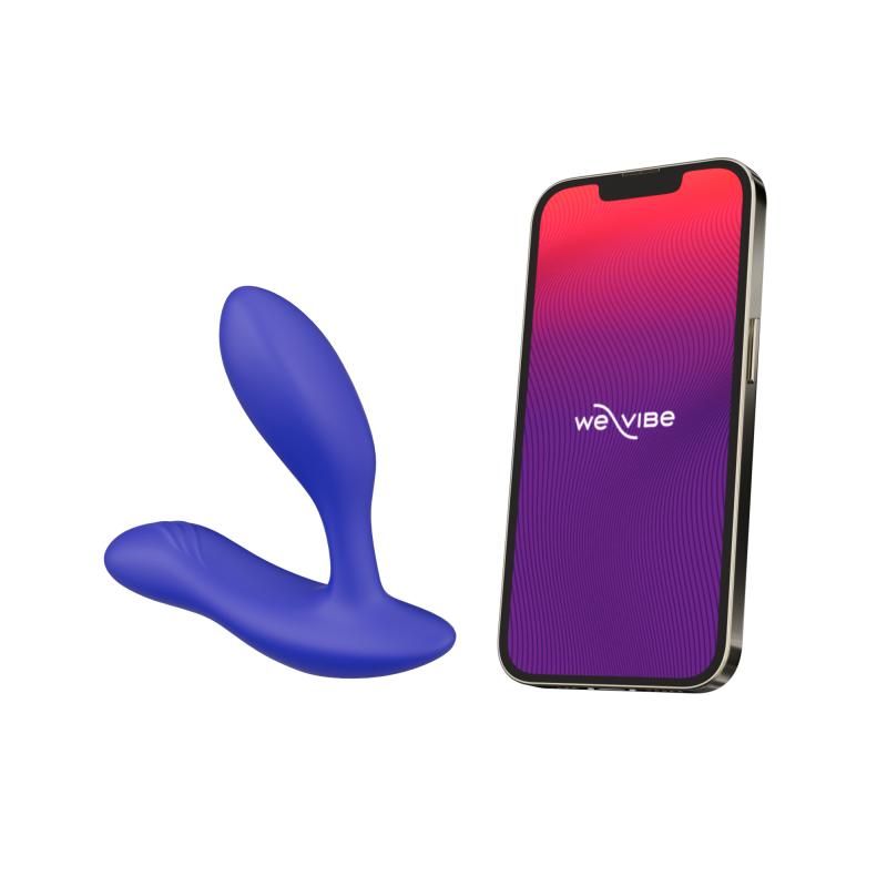 Aplicación De Vibrador De Próstata Y Mando A Distancia Vector+ - Azul