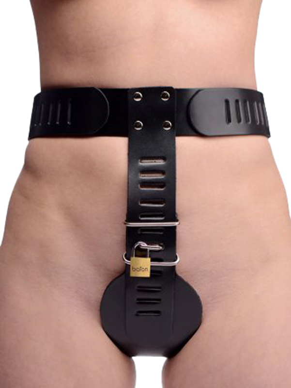 Strict Leather - Cinturón de castidad femenino de cuero