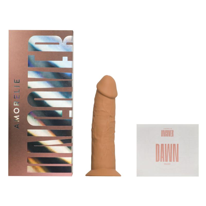 AMORELIE UNCOVER »Dawn« Dildo - 15,4 cm - Caramel