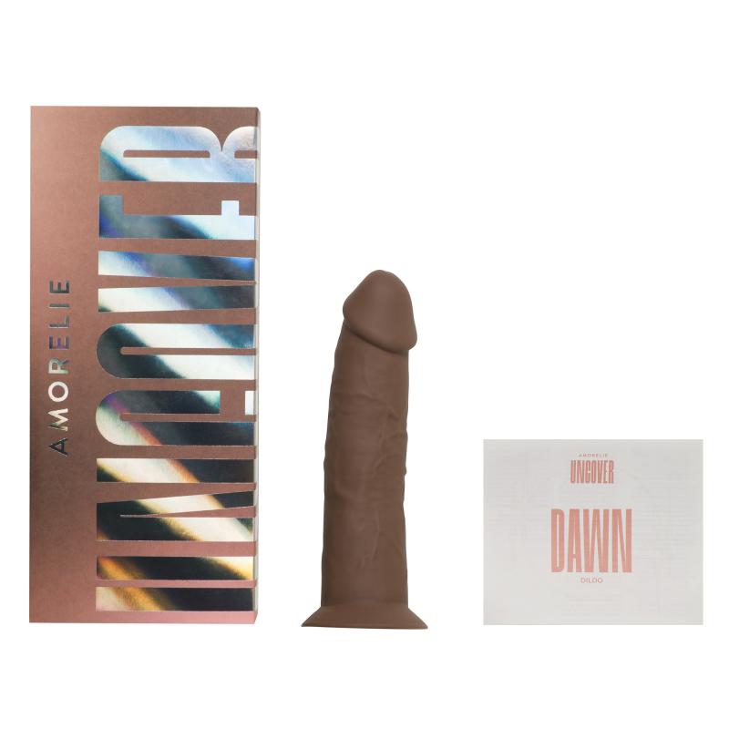 AMORELIE UNCOVER »Dawn« Dildo - 15,4 cm - Espresso