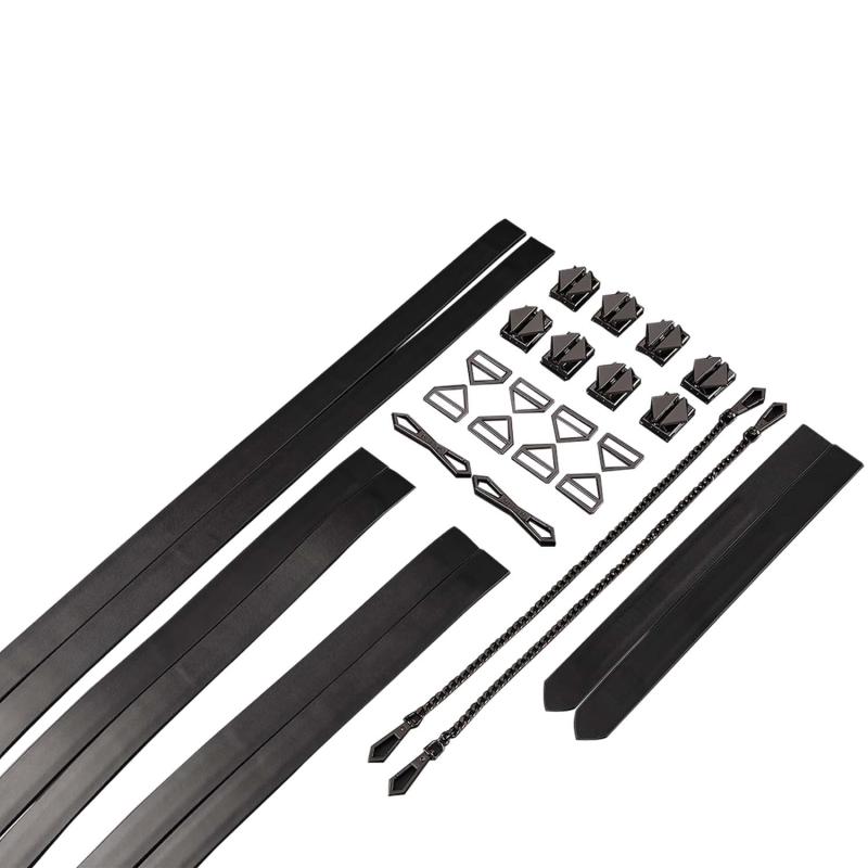 - Ensemble de Contraintes 8-Sangles de Bondage - noir 2