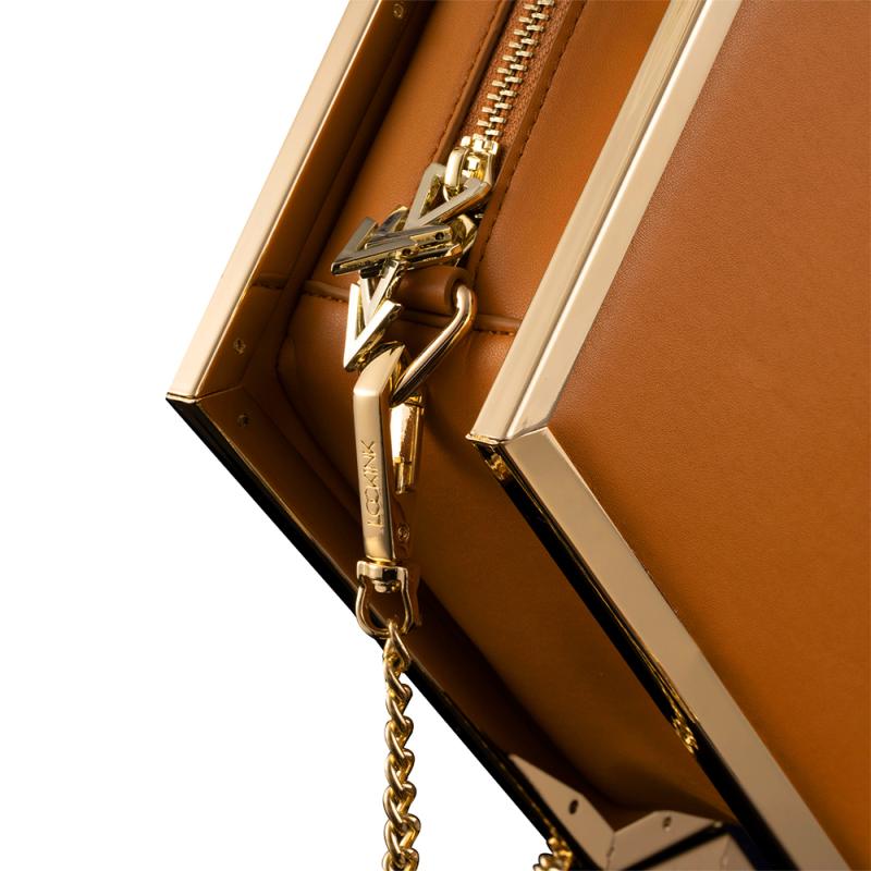 - Mysterious Square Kink Bag - brun 3