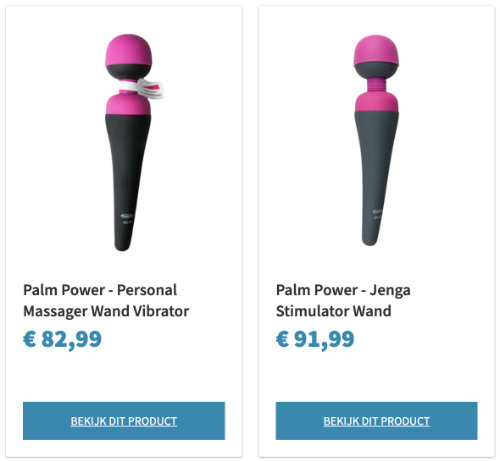 palm power wand vibrators